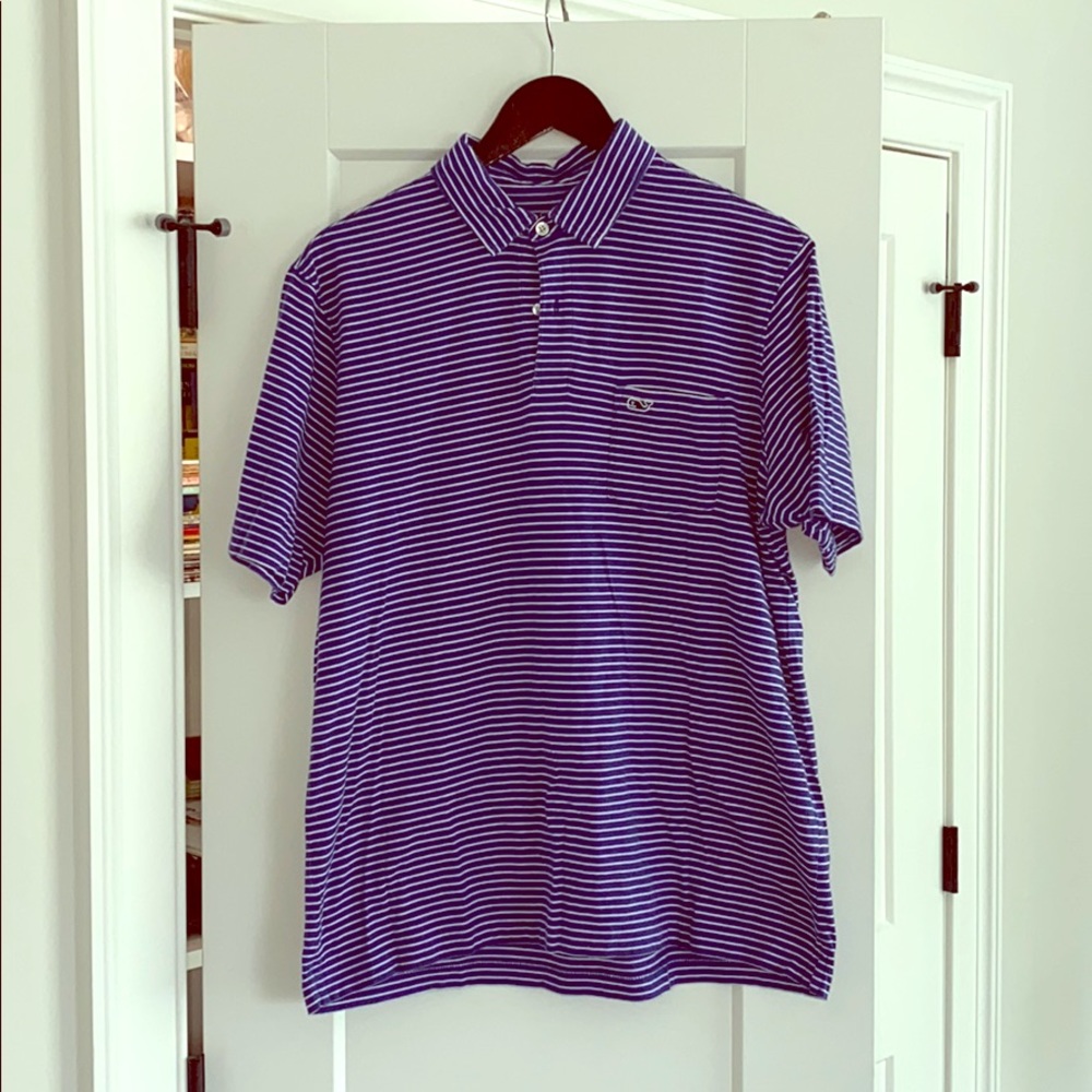 Vineyard Vines Stripe Polo